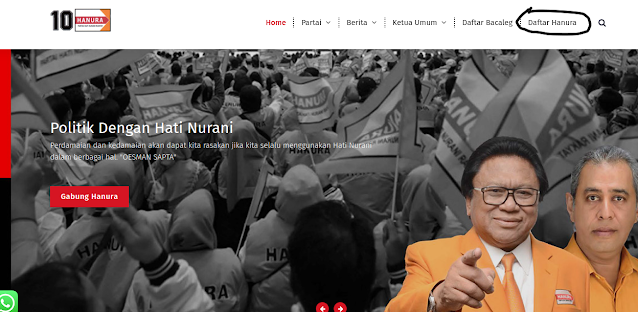 Cara Daftar Partai Hanura